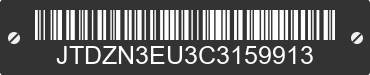 2012 TOYOTA Prius V JTDZN3EU3C3159913 VIN decoded