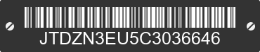 2012 TOYOTA Prius V JTDZN3EU5C3036646 VIN decoded