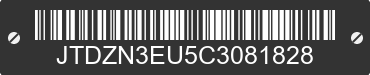 2012 TOYOTA Prius V JTDZN3EU5C3081828 VIN decoded