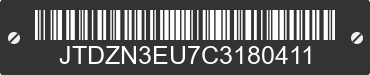 2012 TOYOTA Prius V JTDZN3EU7C3180411 VIN decoded