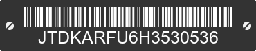 2017 TOYOTA Prius JTDKARFU6H3530536 VIN decoded
