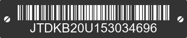 2005 TOYOTA PRIUS JTDKB20U153034696 VIN decoded
