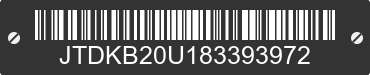 2008 TOYOTA PRIUS JTDKB20U183393972 VIN decoded