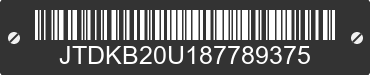 2008 TOYOTA PRIUS JTDKB20U187789375 VIN decoded