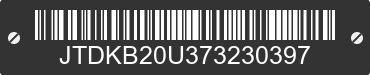 2007 TOYOTA PRIUS JTDKB20U373230397 VIN decoded
