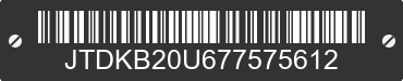 2007 TOYOTA PRIUS JTDKB20U677575612 VIN decoded