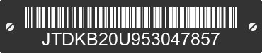 2005 TOYOTA PRIUS JTDKB20U953047857 VIN decoded