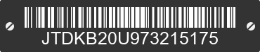 2007 TOYOTA PRIUS JTDKB20U973215175 VIN decoded