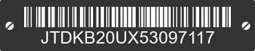 2005 TOYOTA PRIUS JTDKB20UX53097117 VIN decoded
