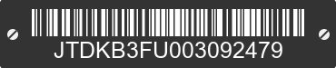 0 TOYOTA Prius JTDKB3FU003092479 VIN decoded