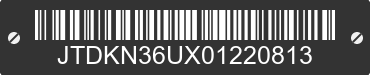0 TOYOTA Prius JTDKN36UX01220813 VIN decoded