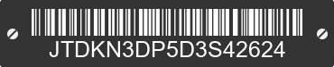 2013 TOYOTA Prius JTDKN3DP5D3S42624 VIN decoded