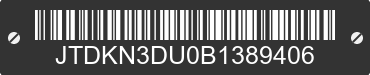 2011 TOYOTA Prius JTDKN3DU0B1389406 VIN decoded