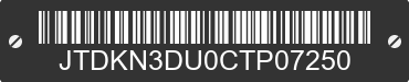 2012 TOYOTA Prius JTDKN3DU0CTP07250 VIN decoded