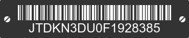 2015 TOYOTA Prius JTDKN3DU0F1928385 VIN decoded