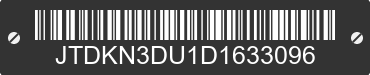 2013 TOYOTA Prius JTDKN3DU1D1633096 VIN decoded