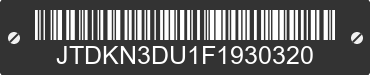 2015 TOYOTA Prius JTDKN3DU1F1930320 VIN decoded