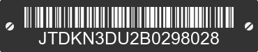 2011 TOYOTA PRIUS JTDKN3DU2B0298028 VIN decoded