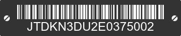 2014 TOYOTA PRIUS JTDKN3DU2E0375002 VIN decoded