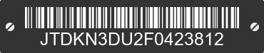 2015 TOYOTA PRIUS JTDKN3DU2F0423812 VIN decoded