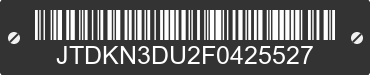 2015 TOYOTA Prius JTDKN3DU2F0425527 VIN decoded