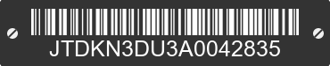 2010 TOYOTA PRIUS JTDKN3DU3A0042835 VIN decoded