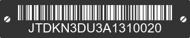 2010 TOYOTA PRIUS JTDKN3DU3A1310020 VIN decoded