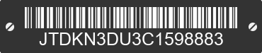 2012 TOYOTA Prius JTDKN3DU3C1598883 VIN decoded