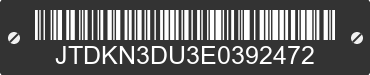 2014 TOYOTA Prius JTDKN3DU3E0392472 VIN decoded