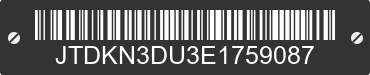 2014 TOYOTA Prius JTDKN3DU3E1759087 VIN decoded