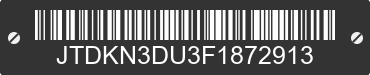 2015 TOYOTA PRIUS JTDKN3DU3F1872913 VIN decoded