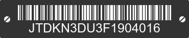 2015 TOYOTA PRIUS JTDKN3DU3F1904016 VIN decoded