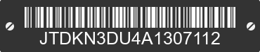 2010 TOYOTA PRIUS JTDKN3DU4A1307112 VIN decoded