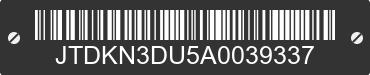 2010 TOYOTA Prius JTDKN3DU5A0039337 VIN decoded