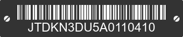2010 TOYOTA PRIUS JTDKN3DU5A0110410 VIN decoded