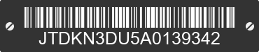 2010 TOYOTA Prius JTDKN3DU5A0139342 VIN decoded