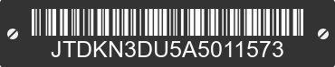 2010 TOYOTA Prius JTDKN3DU5A5011573 VIN decoded