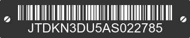 2010 TOYOTA Prius JTDKN3DU5AS022785 VIN decoded