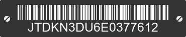 2014 TOYOTA PRIUS JTDKN3DU6E0377612 VIN decoded