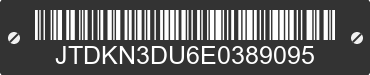 2014 TOYOTA Prius JTDKN3DU6E0389095 VIN decoded