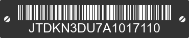 2010 TOYOTA Prius JTDKN3DU7A1017110 VIN decoded