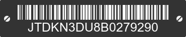 2011 TOYOTA PRIUS JTDKN3DU8B0279290 VIN decoded