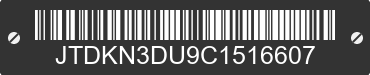 2012 TOYOTA PRIUS JTDKN3DU9C1516607 VIN decoded