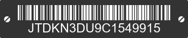 2012 TOYOTA Prius JTDKN3DU9C1549915 VIN decoded