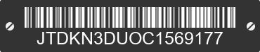 2012 TOYOTA Prius JTDKN3DUOC1569177 VIN decoded