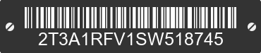 2025 TOYOTA RAV4 2T3A1RFV1SW518745 VIN decoded