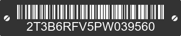 2023 TOYOTA RAV4 2T3B6RFV5PW039560 VIN decoded