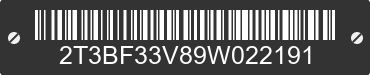 2009 TOYOTA RAV4 2T3BF33V89W022191 VIN decoded