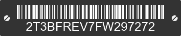 2015 TOYOTA RAV4 2T3BFREV7FW297272 VIN decoded