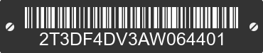 2010 TOYOTA RAV4 2T3DF4DV3AW064401 VIN decoded